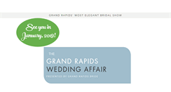 Desktop Screenshot of grandrapidsweddingaffair.com