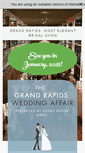 Mobile Screenshot of grandrapidsweddingaffair.com